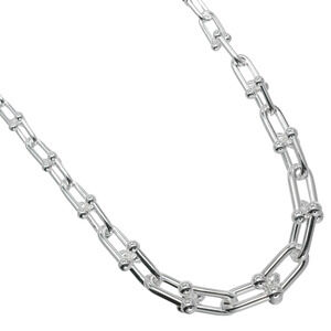 Tiffany Co Graduated Link Necklace Sterling Silver TIFFANYCo